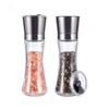 VEVOK CHEF Salt and Pepper Grinder Set Stainless Steel Black