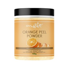 Oyl Natural Orange Peel Powder For Face Care, Skin Whitening, Oil Control & Glowing Healthy Skin - (100)