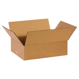 PARTNERS BRAND 14 x 10 x 4 Corrugated Cardboard Boxes, Flat 14"L x 10"W x 4"H, Pack of 25 | Shipping, Packaging, Moving, Storage Box for Home or Business, Strong Wholesale Bulk Boxes