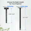 suptek 49inch Extended Mini Projector Ceiling Mount Adjustable Wall Mount