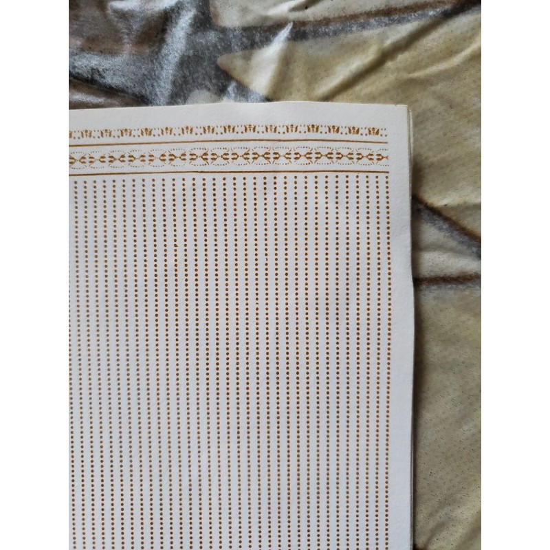 Hermes Dollhouse Wallpaper & Border Top & Bottom 1:12 Scale