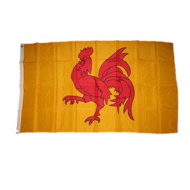 Flag of Wallonia 3x5 ft Banner Bold Red Walloon Rooster French Belgium Region