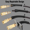 Keepro Polyurethane Recoil Air Hose, 1/4 Inch ID By 50