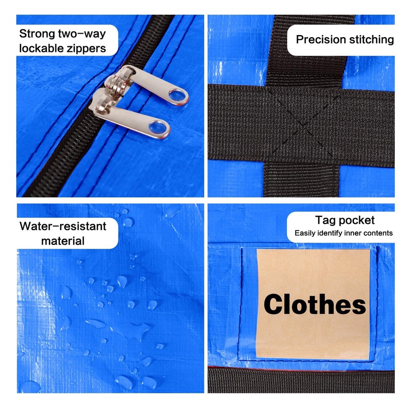 Sharmgoria Extra Large Moving Bags Oversized Storage Duffle Bags with