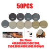 SPORTARC 50pcs 75mm 400/600/800/1500/2000/2500/3000/4000/5000/7000 Grit Hook and Loop Sanding Discs