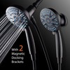 AquaCare Magneton High-Pressure 8-mode Handheld Shower Head with Magnetic Guidance