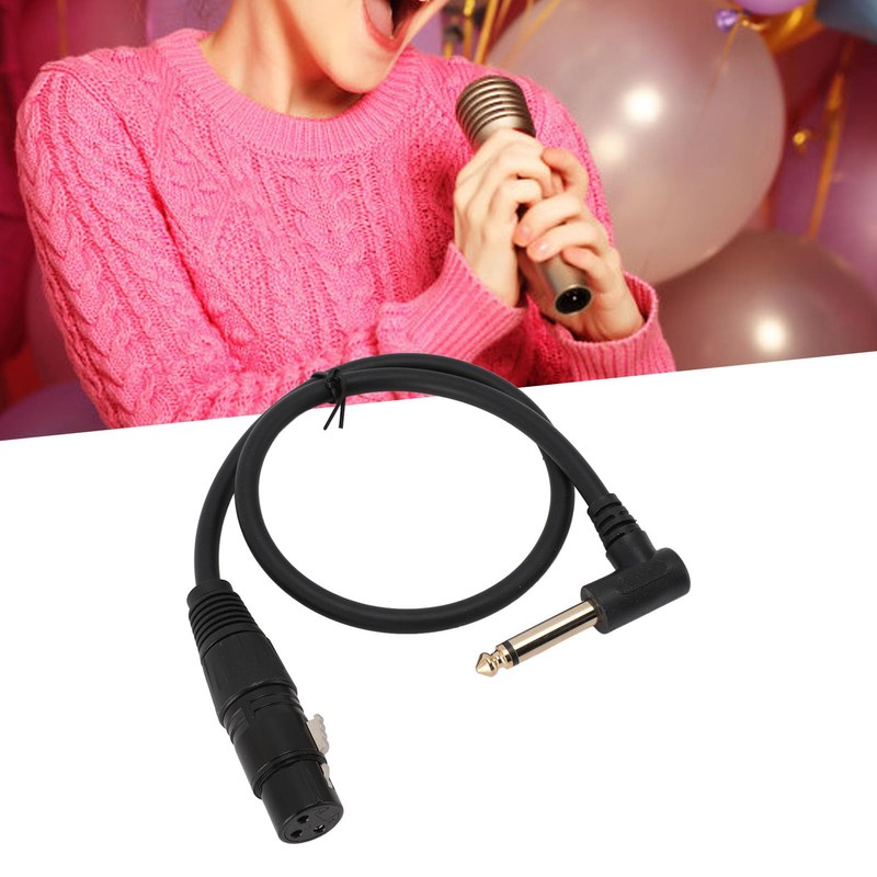 Cable Mono XLR Hembra a Macho de 6,35 Mm, XLR