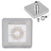 6 Inch Square Rain Shower Head LED Light 3 Color