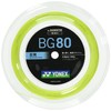 Yonex Badminton Strings, Micron 80 (0.68 mm), BG802, Yellow, Roll,