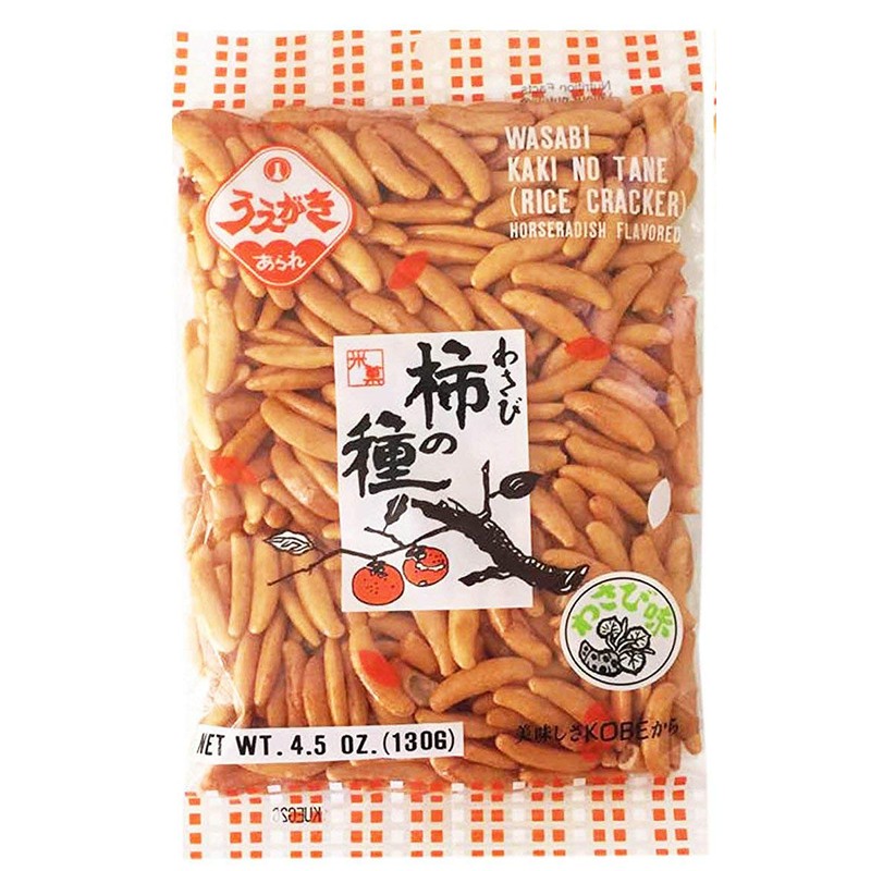 Uegaki Kaki No Tane Wasabi 4.5oz/130g (12pack)