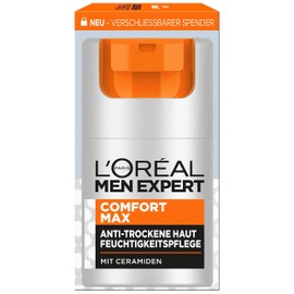 L'Oréal Men Expert Comfort Max Anti Dry Skin Moisturiser, Moisturises and Soothes Dry Skin, 1 x 50ml
