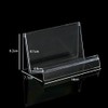 lasenersm 1 Piece Acrylic Wallet Display Stand Holder Leather Handbag