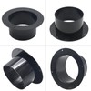 ZUDKSUY 4PCS Duct Fitting 4inch Duct Fitting Plastic Duct Ventilation
