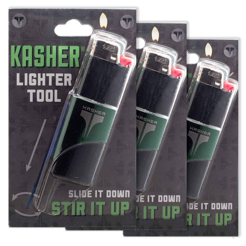 Kasher Classic Multi-Tool Lighter Case with Lighter - Lightweight, Durable