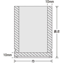 Nylon Poly TL Type, Bags, 14 – 20 (100 Sheets) Width 140 X Length 200 mm
