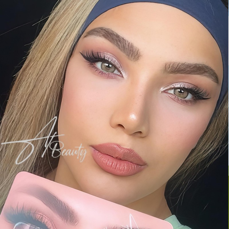 AT Beauty False Eyelashes – Lifted & Wide Eye Effect,