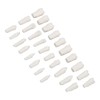 28Pcs Removable Teeth Piece Durable Plastic Removable Design False Teeth