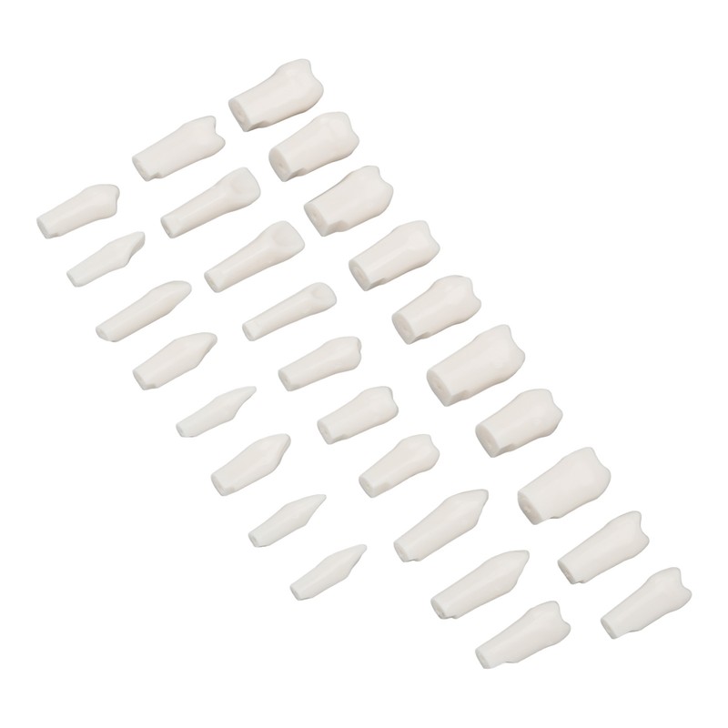 28Pcs Removable Teeth Piece Durable Plastic Removable Design False Teeth