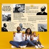 Buxiuer Martin Luther King Jr. Day Photo Booth Backdrop for