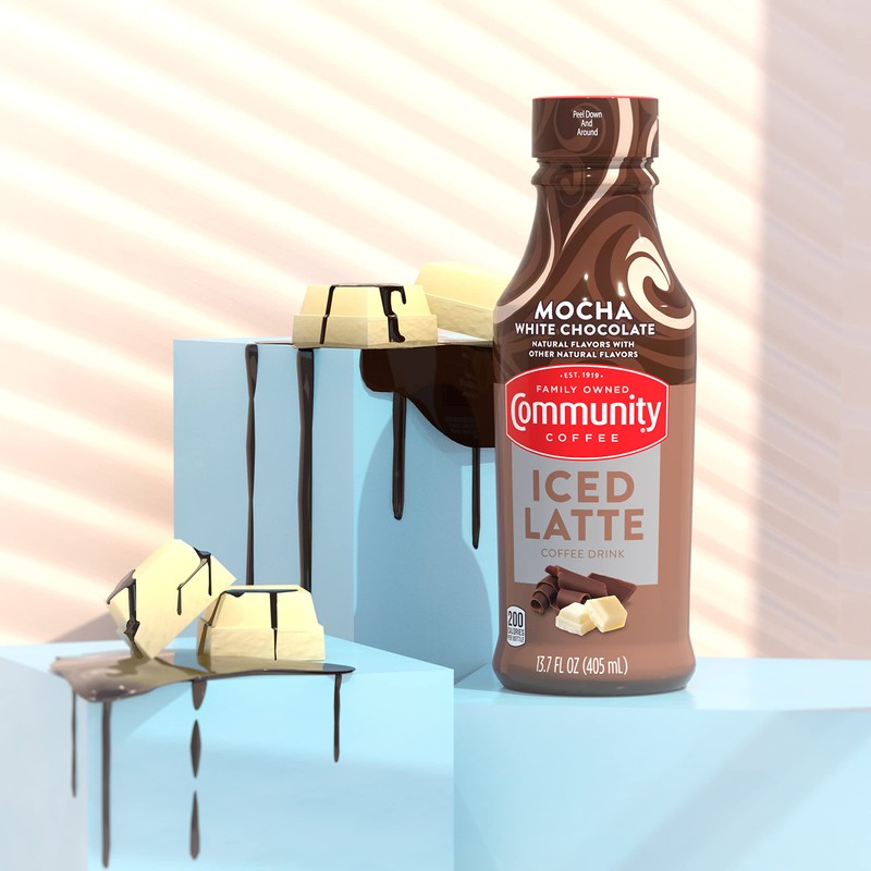 Community Coffee Mocha White Chocolate Iced Latte Ready To Drink