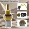 37870-RWC-A01 Coolant Temperature Sensor with Connector Pigtail Harness Compatible with