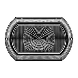 HELLA 2PF 013 323-231 Position Light - Shapeline Tech - LED - 12/24V - Bolted - Lens Colour: Grey - Cable: 5000mm - Left Front/Right Front