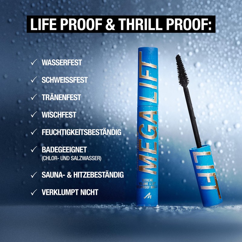 Manhattan Volume Up Mascaras Volume Mascara Waterproof Black 004 10