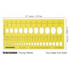 Traceease Designer Oval Brilliant Diamond Gemstone Guide Jewelry Templates Drafting