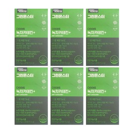 Green Monster Diet Green Tea Catechin Plus 28 Tablets 6 Boxes Probiotics Biotin Zinc Vitamins / 그린몬스터 다이어트 녹차카테킨 플러스 28정 6박스 프로바이오틱스 비오틴 아연 비타민