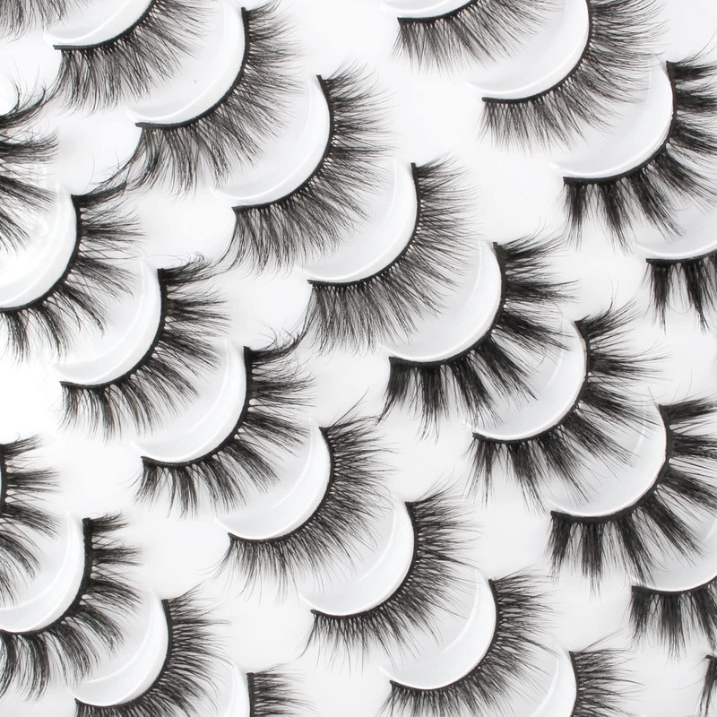 Oreola Faux Mink Eyelashes, Fluffy Artificial Eyelashes, Anime Lashes, Cat