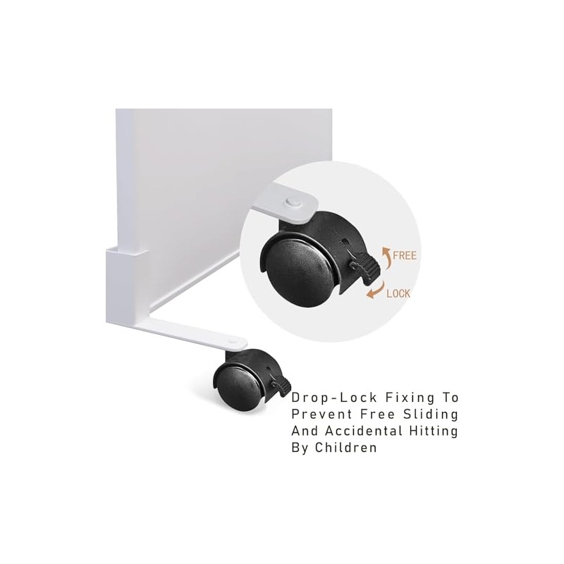 2Pack Stands Feet for Infrared Heaters,Movable with Wheels (Only Stand