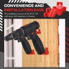 Threlaco 8 Packs Tool Holder Mount Drill Tool Hanger Compatible