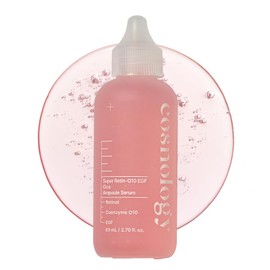 COSNOLOGY Retinol Anti-aging Serum with Coenzyme Q10,EGF,Pore Minimizing,Wrinkle Reduction,Centella Extract for Skin Soothing & Hydration | Clean Beauty, 2.70 fl.oz(80ml) | Korean Skincare