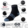 DRYMILE Active Waterproof Socks, Breathable Cushioned Running, Hiking, Winter Waterproof