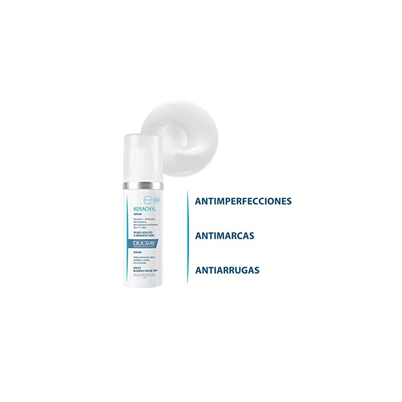 Ducray Keracnyl Sérum Antiimperfecciones Piel con Acné, 30ml