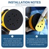 MIYUANGKJ 2 Pcs 5" 8 Hole Replacement Sander Pad Hook
