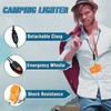 Torch Lighter, 2 Pack Butane Lighter, Windproof Outdoor Gas Lighter