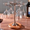 Desktop Iron 6 Bottles Wine Cup Rack Glass Holder Display