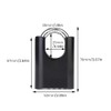 Combination Padlock, 52mm Large Heavy Duty Padlock with 4 Digit
