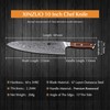 XINZUO 10 Inch Damascus Chef Knife Kitchen Knife Sharp Gyuto