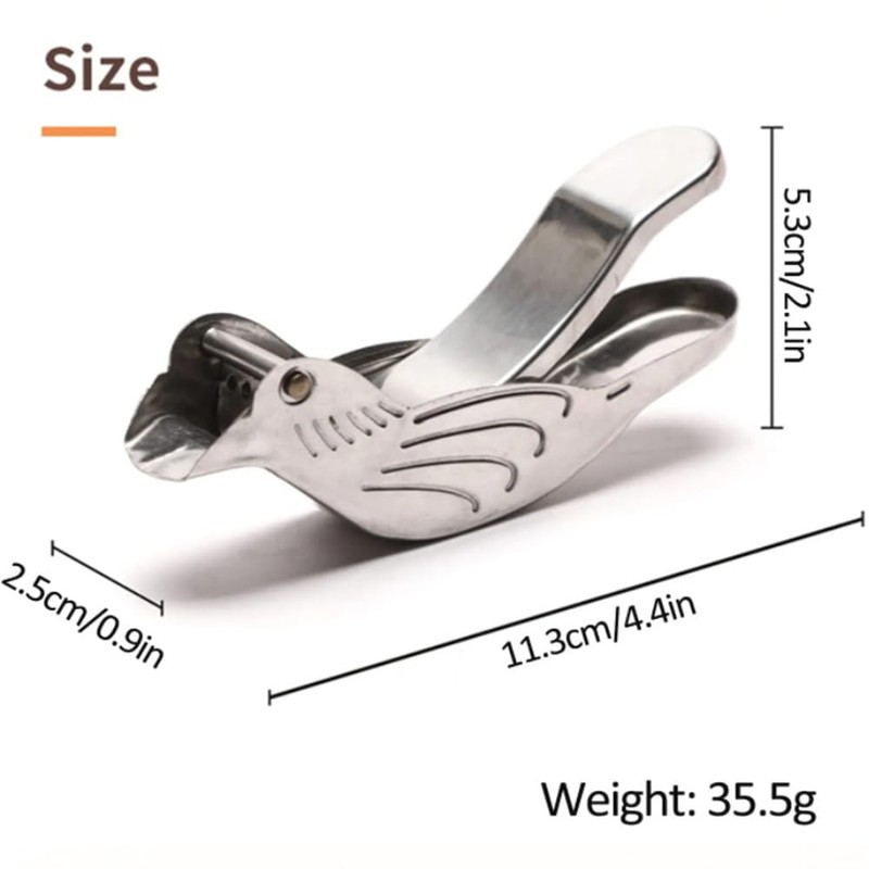 Lemon Squeezer Stainless Steel Lemon Wedge Squeezer Manual Lemon Juicer