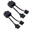 H13 a H4 Decodificadores HID Eliminador de filtro, adaptador antiparpadeo,