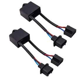 H13 a H4 Decodificadores HID Eliminador de filtro, adaptador antiparpadeo, 2 unidades
