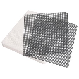 GREGICH 50 Packs 4 Inch Flower Pot Hole Mesh Pad, Plastic Mesh Screen Bonsai Bottom Planter Drainage Hole Grid Mat, Plant Succulent Pot Screens Mat Prevent Soil Loss
