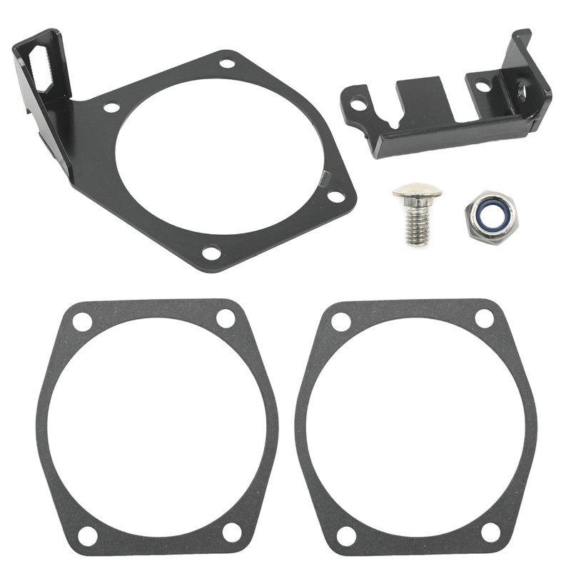 4 Bolt Throttle Cable Bracket Fits for Engine Intakes 92mm-102mm
