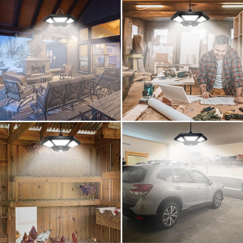 AEQ Solar Shed Light Indoor Outdoor Work in Daytime with