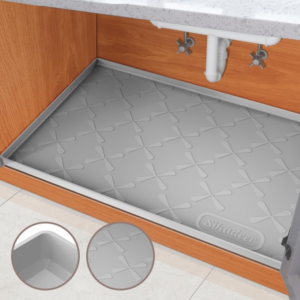 SIKADEER SIKADEER 22" x 19" Under Sink Mats for Kitchen