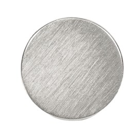 Decoranddecor Vesta - 40mm Round Kitchen Cabinet Furniture Knob Zinc Alloy (6 Pack, Brushed Chrome)