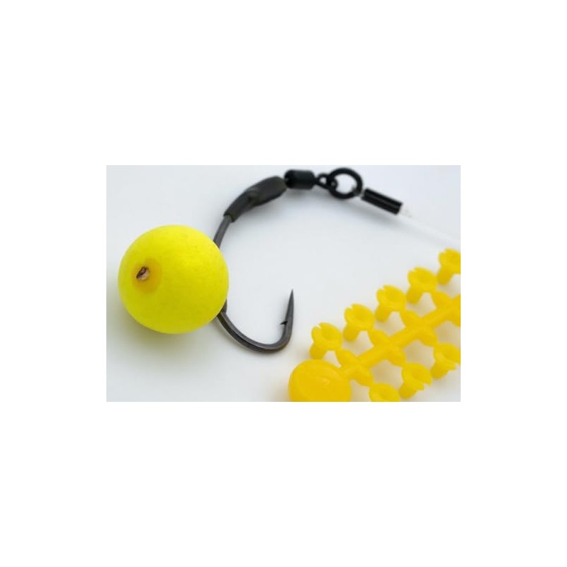 Korda Floss Caps: Pink and Yellow