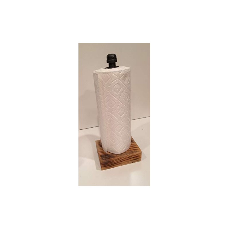 Barnwood Industrial Rustic Urban Pipe Paper Towel Holder